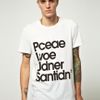 Cheap Monday Cheap Monday Bruce Peace Love Tshirt in White for Men - Lyst