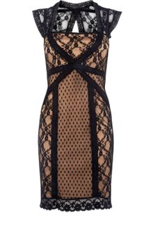 Oasis Spot and Lace Sexy Dress - Lyst