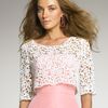 Oscar De La Renta Guipure Lace Pullover in White (ivory) - Lyst