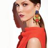 Oscar De La Renta Multicolor Resin Earrings in Multicolor (multi colors) - Lyst