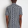 Raf Simons Raf Simons Mens Check Short Sleeve Shirt in Black for Men - Lyst