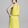 Reed Krakoff Layered Silk Dress in Yellow (solar) - Lyst