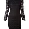 Sodamix Dorothy Crochet Sleeve Dress in Black - Lyst