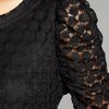 Sodamix Dorothy Crochet Sleeve Dress in Black - Lyst