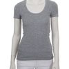 Splendid 1 X1 Scoop Neck Tee in Gray (grey) - Lyst