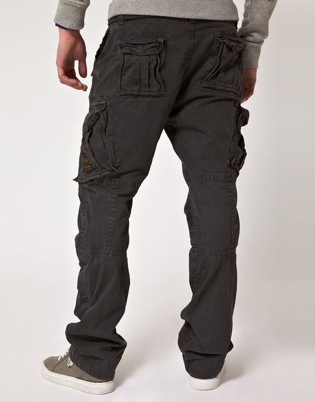 superdry mens cargo trousers