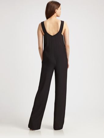 T By Alexander Wang Scoopneck Jumpsuit - Lyst