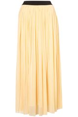 Topshop Pleated Maxi Skirt By Love