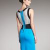 Yigal Azrouel Colorblock Knit Dress in Blue (reef multi) - Lyst