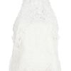 Ralph Lauren Embroidered Vest Top in White (nude) - Lyst