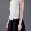 Ralph Lauren Embroidered Vest Top in White (nude) - Lyst