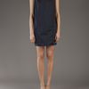 3.1 Phillip Lim Shift Dress with Zipper in Blue (midnight) - Lyst
