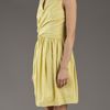 3.1 Phillip Lim Twisted Waist Dress in Yellow - Lyst