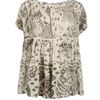 Allsaints Ikat Owl Top in Beige (ecru) - Lyst
