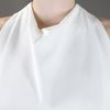 Balenciaga Cowl Neck Top in White - Lyst