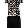 Dkny Short Sleeve Dress in Black - Lyst