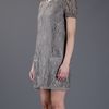 Dolce & Gabbana Lace Dress in Gray - Lyst