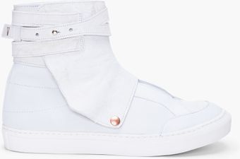 Fifth Avenue Shoe Repair White Shackle Sneaker - Lyst