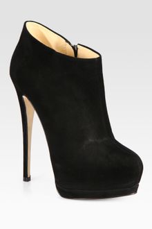 Giuseppe Zanotti Suede Platform Ankle Boots - Lyst