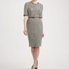 Jason Wu Wool Tweed Dress in Black (ivory) - Lyst