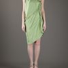 Lanvin Asymmetrical Dress in Green - Lyst