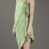 Lanvin Asymmetrical Dress in Green - Lyst