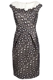 Lela Rose Floral Lace Dress - Lyst