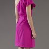 Lela Rose One Shoulder Dress in Pink (fuschia) - Lyst
