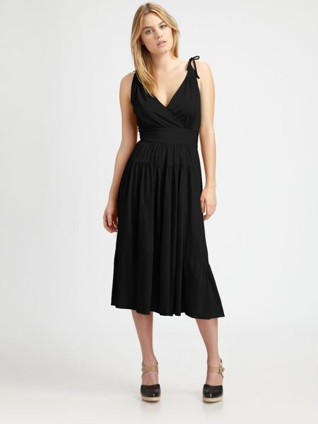 Marc By Marc Jacobs Christina Jersey Dress in Black - Lyst