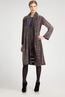 Missoni Belted Mohair Cardigan - Lyst
