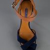 Ralph Lauren Cross Strap Sandal in Blue (navy) - Lyst