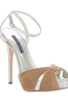 Ralph Lauren Cross Strap Sandal - Lyst