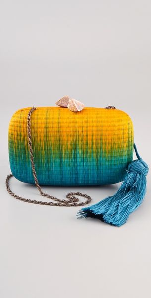 Serpui Marie Marrakesh Minaudiere in Multicolor (turquoise) - Lyst