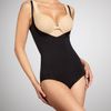 Spanx Slimmer Shine Openbust Bodysuit Black in Black - Lyst