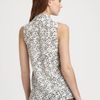Theory Moha Floralprint Silk Top in Floral (white) - Lyst
