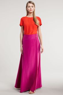 Tory Burch Kathleen Silk Maxi Skirt - Lyst