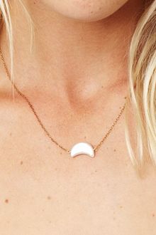 Vanessa Mooney Bella Moon Necklace - Lyst