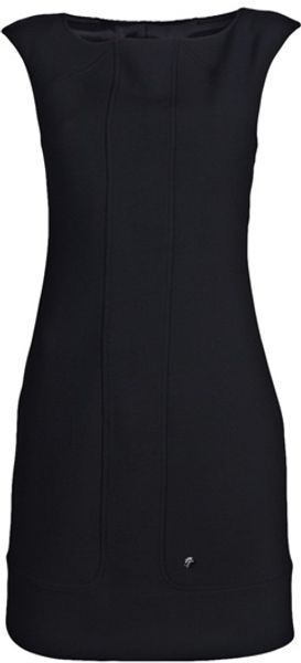Versace Cap Sleeve Dress - Lyst