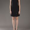 Versace Cap Sleeve Dress in Black - Lyst
