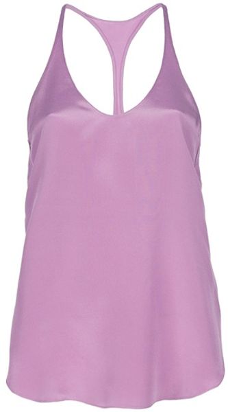 3.1 Phillip Lim Racer Back Top in Purple (pink) - Lyst