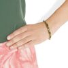 Alexander Mcqueen Enameled Skull Bangle in Blue (gold) - Lyst
