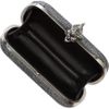 Alexander Mcqueen Punk Shell Stingray Box Clutch in Gray (pewter) - Lyst