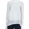 Alice + Olivia Oversized Raglan Top in White - Lyst