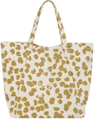  Beige Leopard Print Bag 