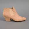 A.p.c. Suede Ankle Boots in Beige - Lyst