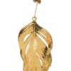 Aurelie Bidermann 18karat Golddipped Feather Necklace in Blue (gold) - Lyst