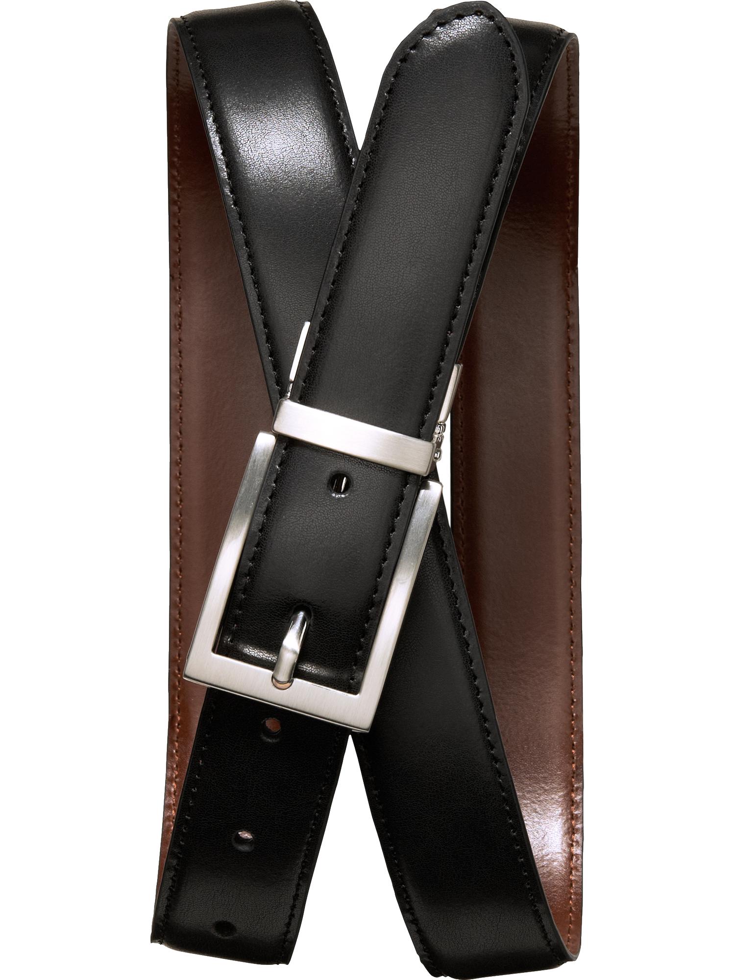 Banana Republic Classic Reversible Leather Belt in Black for Men (black