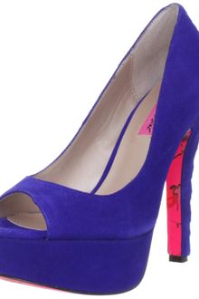 Betsey Johnson Betsey Johnson Womens Sita Opentoe Pump - Lyst