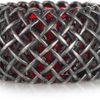 Bottega Veneta Oxidizedsilver Cage Ring in Silver - Lyst