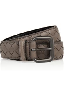 Bottega Veneta Intrecciato Leather Belt - Lyst